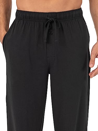 Fruit of the Loom Men's Extended Sizes Jersey Knit Sleep Pajama Lounge Pant (1 & 2 Packs)