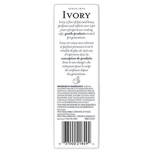 Ivory Bar Soap Scent Oz 10 Count