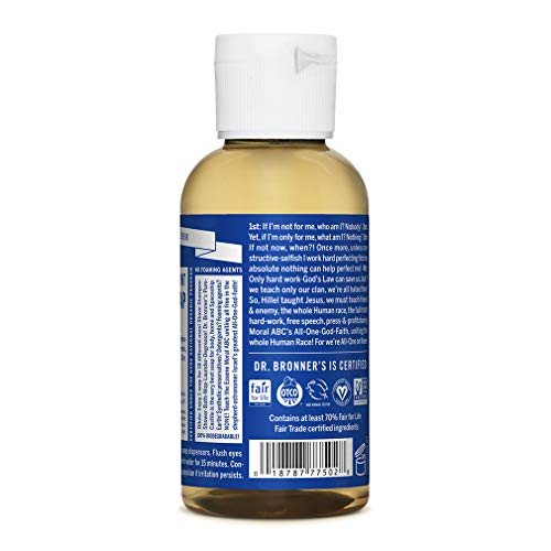 Dr. Bronner's - Pure-Castile Liquid Soap - Made with Organic Oils, 18-in-1 Uses: Face, Body, Hair, Laundry, Pets and Dishes, Concentrated, Vegan, Non-GMO