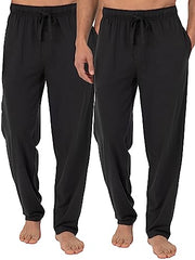 Fruit of the Loom Men's Extended Sizes Jersey Knit Sleep Pajama Lounge Pant (1 & 2 Packs)