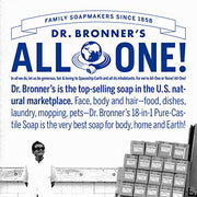 Dr. Bronner's - Pure-Castile Liquid Soap - Made with Organic Oils, 18-in-1 Uses: Face, Body, Hair, Laundry, Pets and Dishes, Concentrated, Vegan, Non-GMO