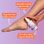 Megababe Toe Deo Odor-Blocking Foot Spray | 3.8 fl oz