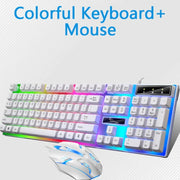 White Knight Gaming Keyboard and Mouse Set