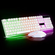 White Knight Gaming Keyboard and Mouse Set